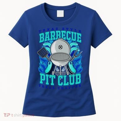 Texas Bbq Pit Club Griller Pitmaster Barbecue Lover Gift Women's T-Shirt