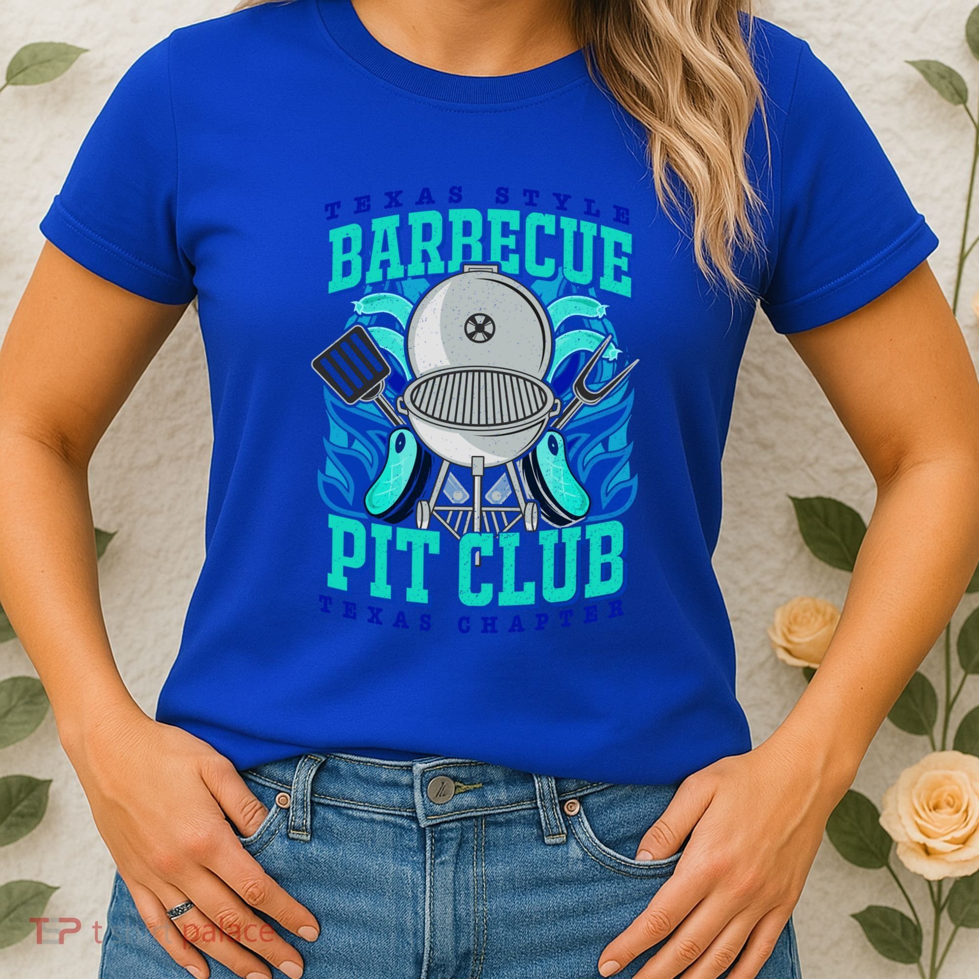 Texas Bbq Pit Club Griller Pitmaster Barbecue Lover Gift Women's T-Shirt