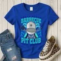 Texas Bbq Pit Club Griller Pitmaster Barbecue Lover Gift Women's T-Shirt thumb 3