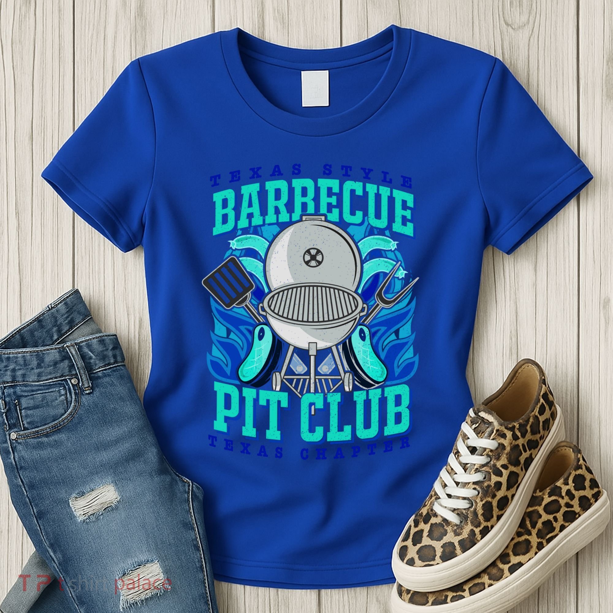Texas Bbq Pit Club Griller Pitmaster Barbecue Lover Gift Women's T-Shirt