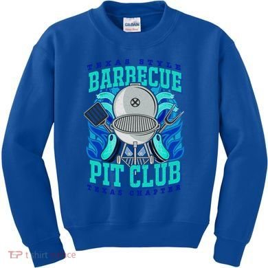 Texas Bbq Pit Club Griller Pitmaster Barbecue Lover Gift Kids Sweatshirt