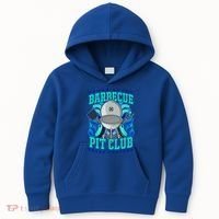 Texas Bbq Pit Club Griller Pitmaster Barbecue Lover Gift Kids Hoodie thumb 0
