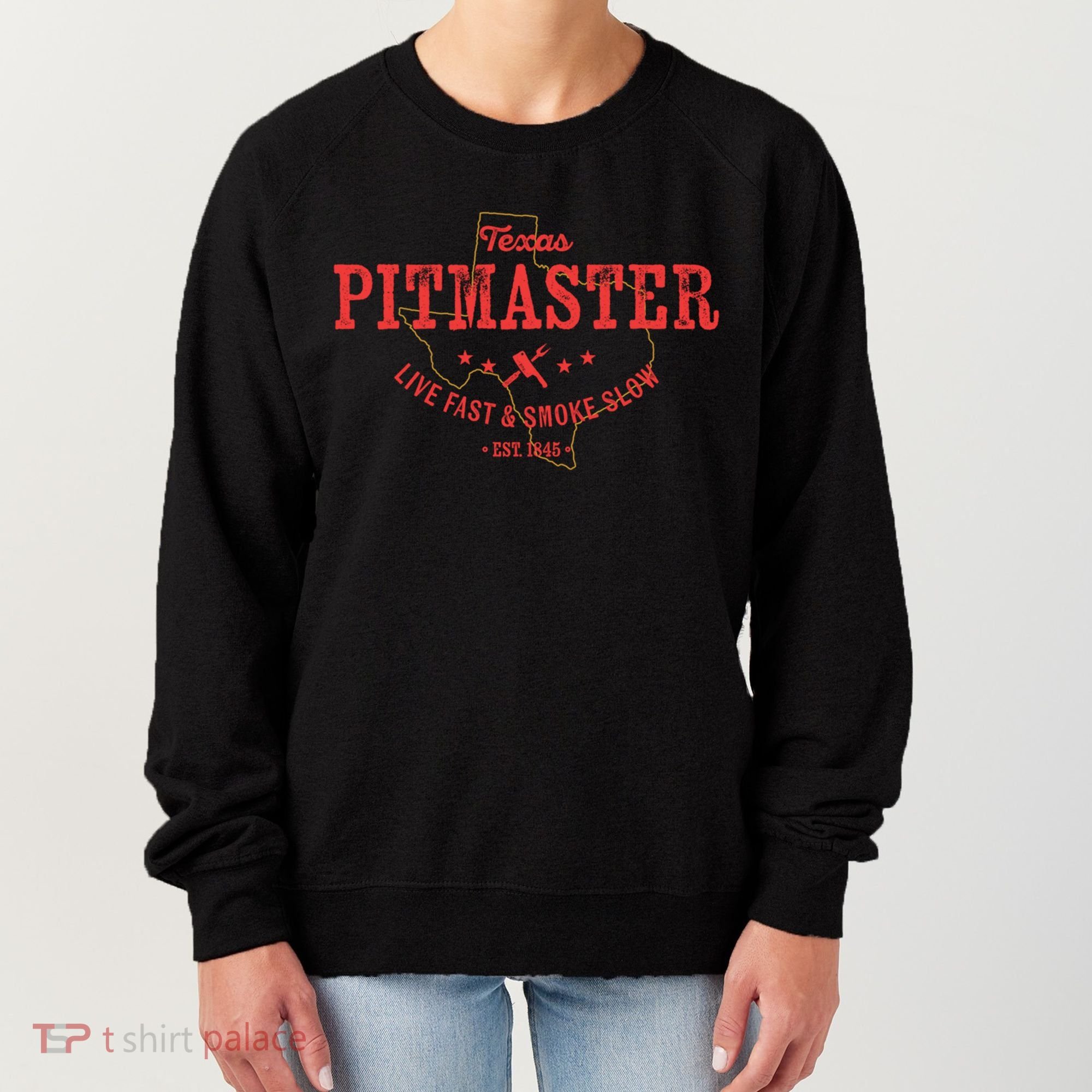 Texas Bbq Pitmaster For Meat Smoking Grilling Barbecuing Dad Meaningful Gift Women's Sweatshirt