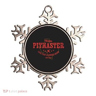Texas Bbq Pitmaster For Meat Smoking Grilling Barbecuing Dad Meaningful Gift Ornament