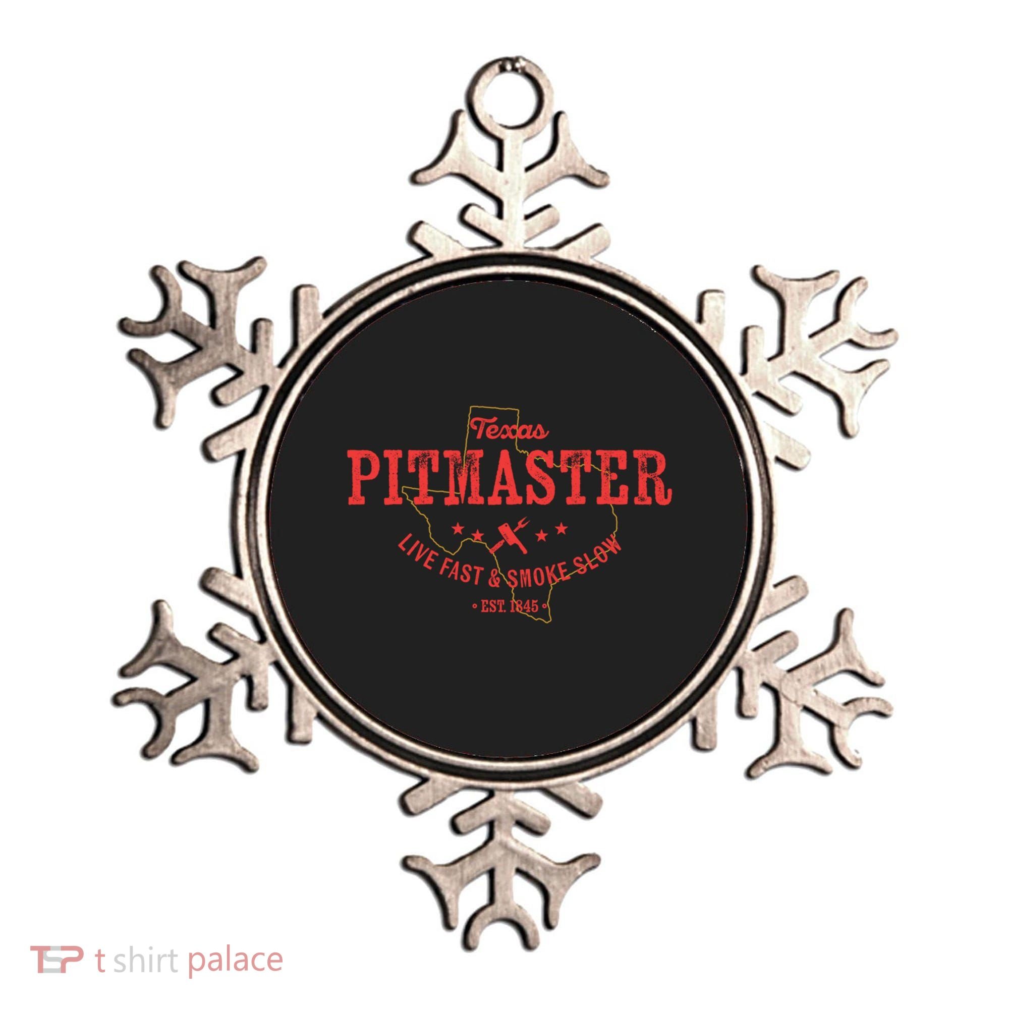 Texas Bbq Pitmaster For Meat Smoking Grilling Barbecuing Dad Meaningful Gift Ornament