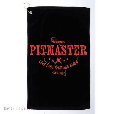 Texas Bbq Pitmaster For Meat Smoking Grilling Barbecuing Dad Meaningful Gift Golf Towel