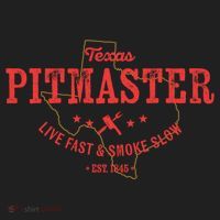 Texas Bbq Pitmaster For Meat Smoking Grilling Barbecuing Dad Meaningful Gift Golf Towel thumb 3