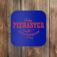 Texas Bbq Pitmaster For Meat Smoking Grilling Barbecuing Dad Meaningful Gift Coaster thumb 0
