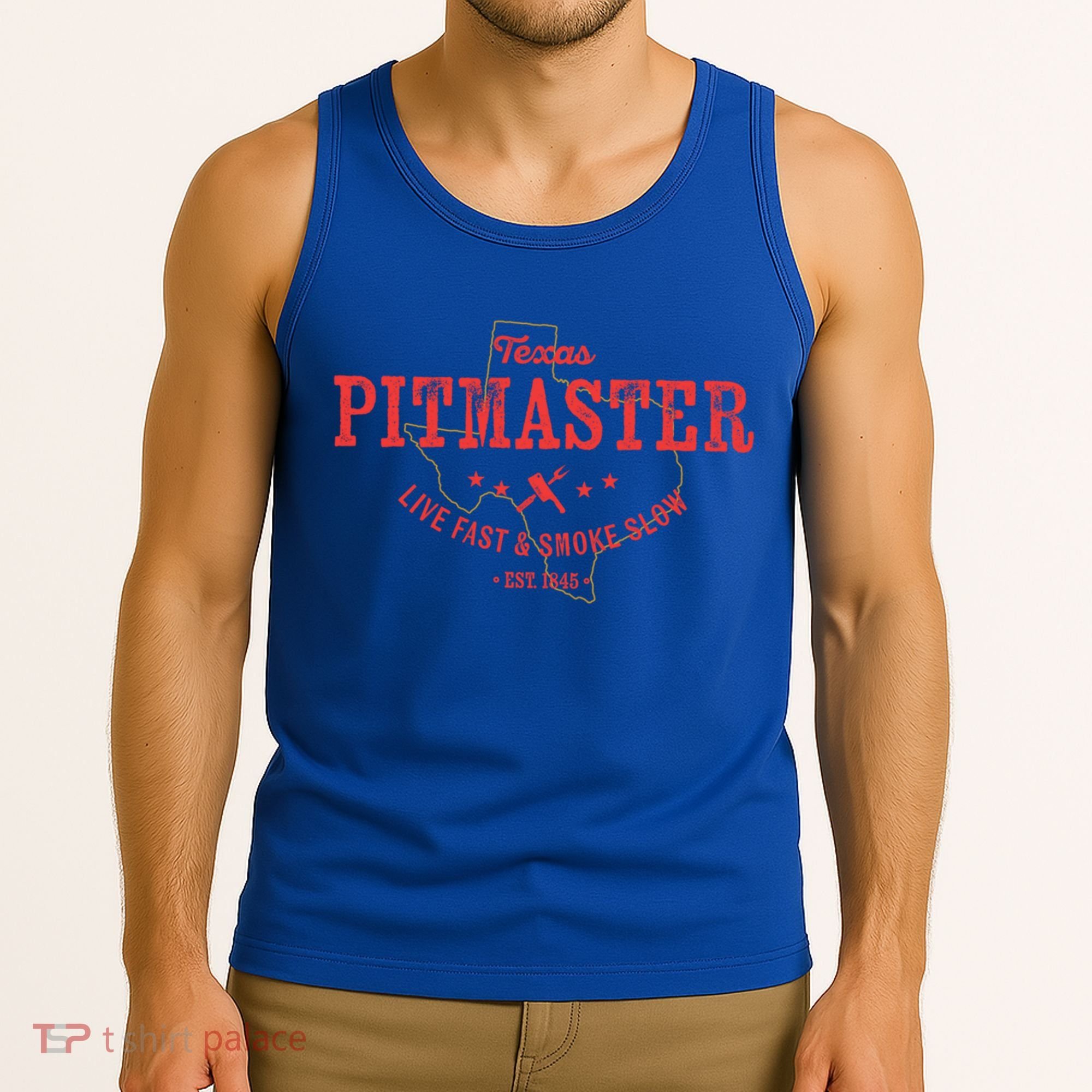 Texas Bbq Pitmaster For Meat Smoking Grilling Barbecuing Dad Meaningful Gift Tank Top