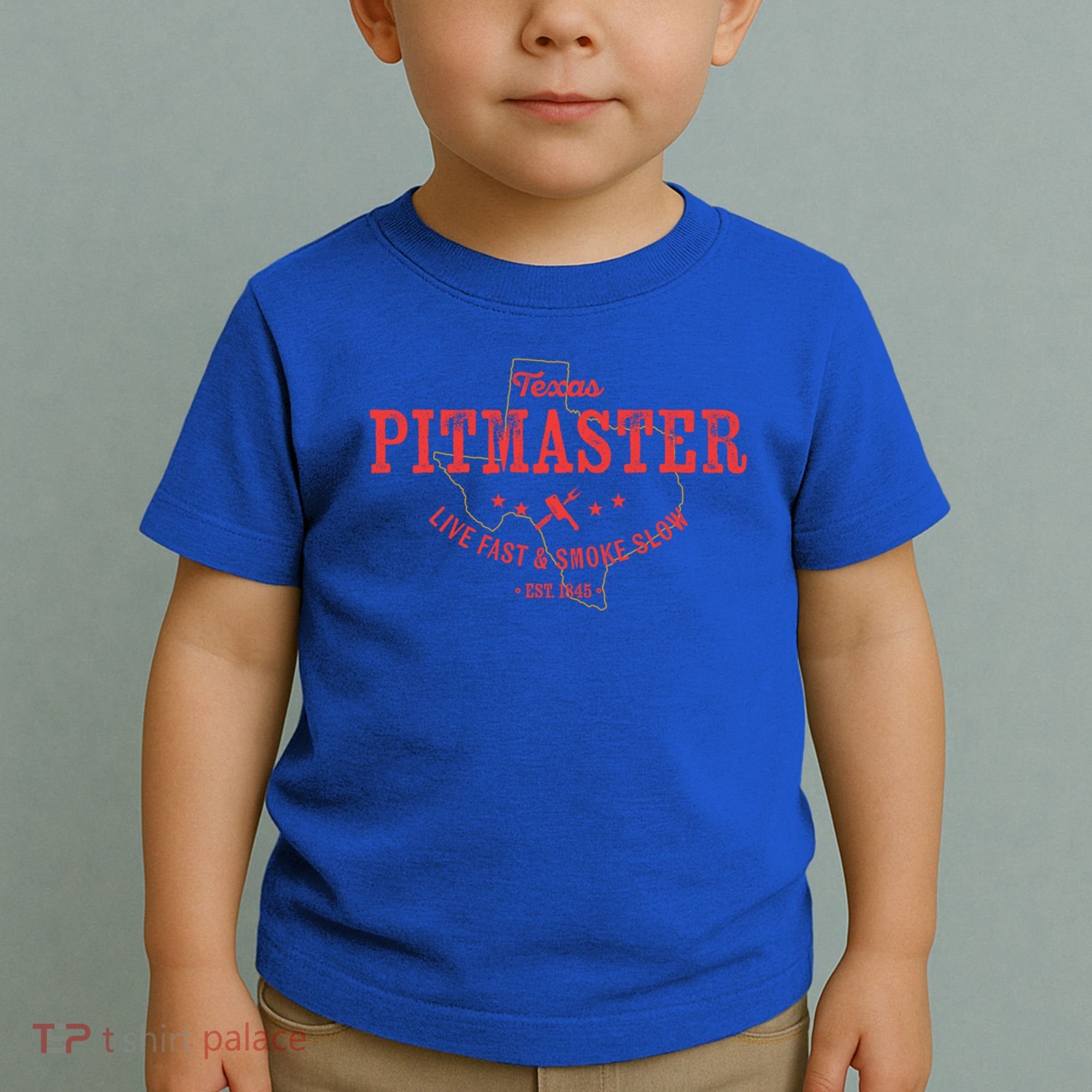 Texas Bbq Pitmaster For Meat Smoking Grilling Barbecuing Dad Meaningful Gift Toddler T-Shirt