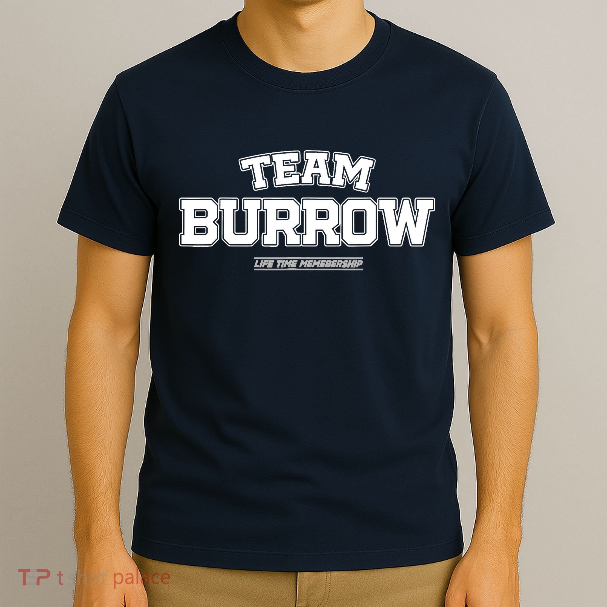 Team Burrow Proud Family Surname, Last Name Team Burrow T-Shirt