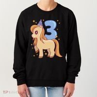 Third Birthday Pony Gift Women's Sweatshirt thumb 0