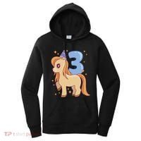 Third Birthday Pony Gift Women's Hoodie thumb 0