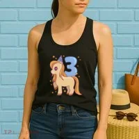 Third Birthday Pony Gift Women's Tank Top thumb 2