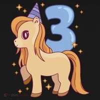 Third Birthday Pony Gift Women's Tank Top thumb 5