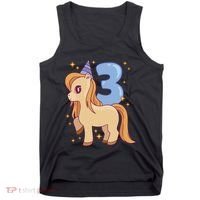 Third Birthday Pony Gift Tank Top thumb 0