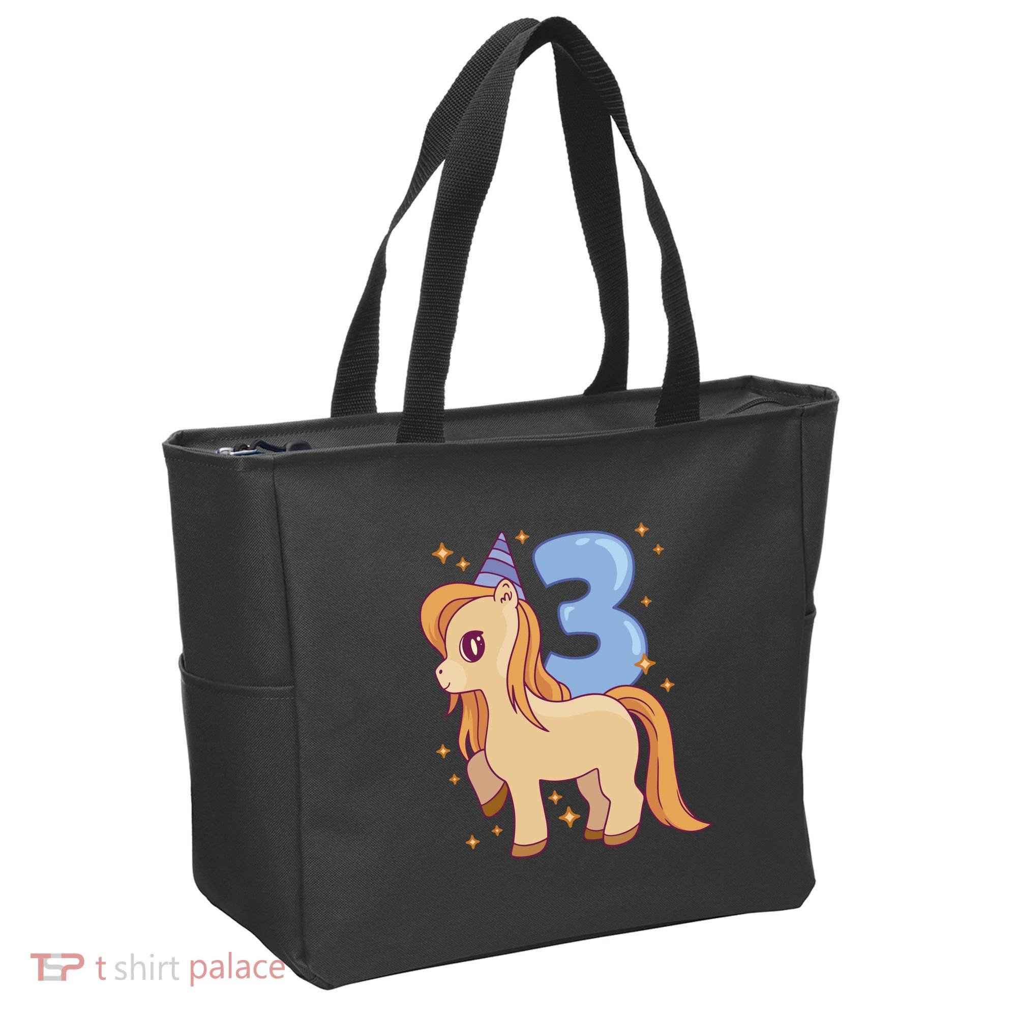 Third Birthday Pony Gift Tote Bag