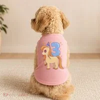 Third Birthday Pony Gift Doggie Tank thumb 2