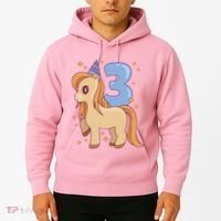 Third Birthday Pony Gift Hoodie thumb 2