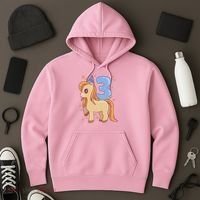 Third Birthday Pony Gift Hoodie thumb 3