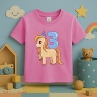 Third Birthday Pony Gift Toddler T-Shirt thumb 3