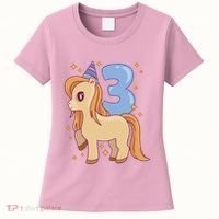 Third Birthday Pony Gift Women's T-Shirt thumb 0
