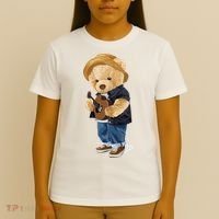 Teddy Bear Plays Guitar | Funny Gifts For Guitar Players T-Shirt thumb 4