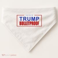 Trump Bulletproof Pro Trump America USA-Made Doggie Bandana thumb 0