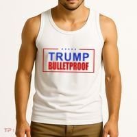 Trump Bulletproof Pro Trump America Tank Top thumb 3