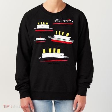 Titanic Britanic Poseidon Carpathia Famous Ship Gift. Women's Sweatshirt