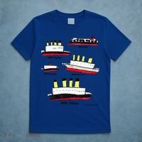Titanic Britanic Poseidon Carpathia Famous Ship Gift. T-Shirt thumb 5