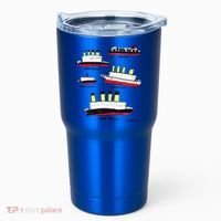 Titanic Britanic Poseidon Carpathia Famous Ship Gift. Tumbler thumb 0