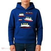 Titanic Britanic Poseidon Carpathia Famous Ship Gift. Kids Hoodie thumb 4