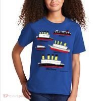 Titanic Britanic Poseidon Carpathia Famous Ship Gift. Kids T-Shirt thumb 2