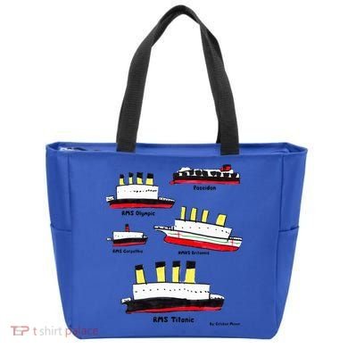 Titanic Britanic Poseidon Carpathia Famous Ship Gift. Tote Bag