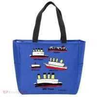 Titanic Britanic Poseidon Carpathia Famous Ship Gift. Tote Bag thumb 0