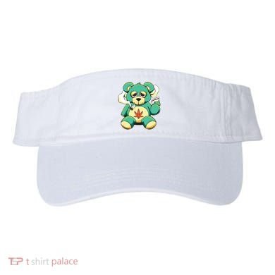Teddy Bear Pot Leaf 420 Marijuana Weed Cannabis Smokin  Visor