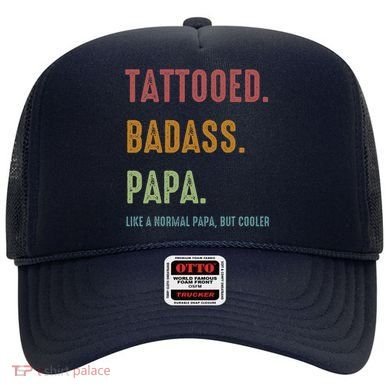 Tattooed Badass Papa Inked FatherS Day Present Hat