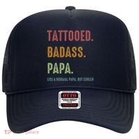 Tattooed Badass Papa Inked FatherS Day Present Hat thumb 0