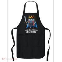 The Banking Queen Funny Illustration Calculator Apron thumb 0