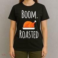 Thanksgiving Boom Roasted Turkey T-Shirt thumb 4