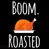 Thanksgiving Boom Roasted Turkey Women's Hoodie thumb 2