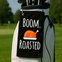 Thanksgiving Boom Roasted Turkey Golf Towel thumb 2