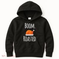 Thanksgiving Boom Roasted Turkey Kids Hoodie thumb 0