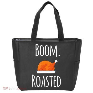 Thanksgiving Boom Roasted Turkey Tote Bag