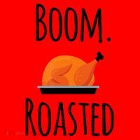 Thanksgiving Boom Roasted Turkey Santa Hat thumb 1