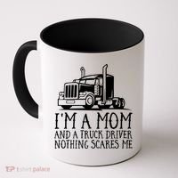 Trucker Big Rig Semigifttrailer Truck Driver Funny Trucker Cool Gift Coffee Mug thumb 0