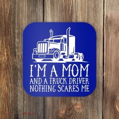 Trucker Big Rig Semigifttrailer Truck Driver Funny Trucker Cool Gift Coaster