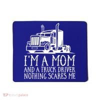 Trucker Big Rig Semigifttrailer Truck Driver Funny Trucker Cool Gift Mousepad thumb 0