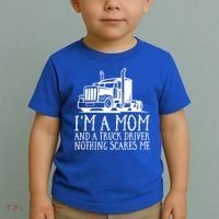 Trucker Big Rig Semigifttrailer Truck Driver Funny Trucker Cool Gift Toddler T-Shirt thumb 2